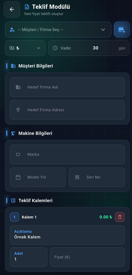 LiftPro şirket & filo